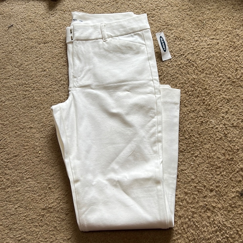 Old Navy White Pixie Pants